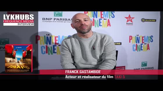 Regarder la vidéo Franck Gastambide (Taxi 5) : 