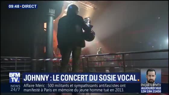 Regarder la vidéo La voix de Johnny, Jean-Baptiste Guegan en concert à la Cigale !
