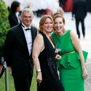 Iris Mittenaere,Laury Thilleman and Dali Ercoli, the amfAR Gala Cannes 2017