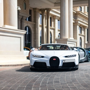 Supersportives Bugatti à Abu Dhabi