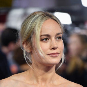 Brie Larson attends the UK Gala Screening of Marvel Studios' 
